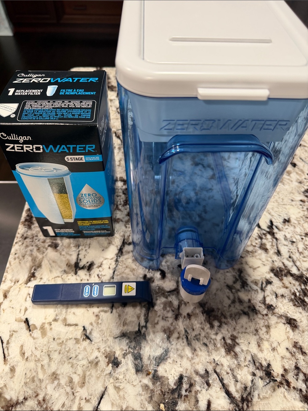 ZeroWater 32-Cup Water Filter Dispenser (Removes PFOA/PFAS)